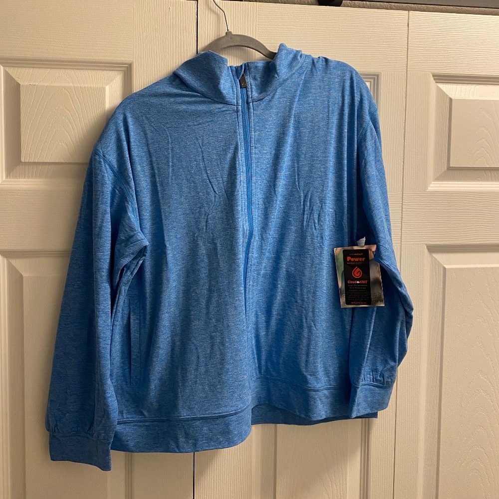 New with tags Gymwrap Cloudknit bluebell heather XL jacket